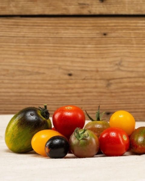 Caja mixta de tomates