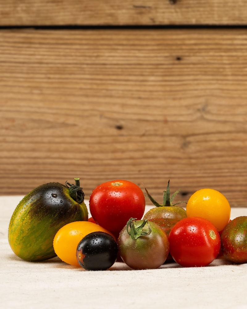 Caja mixta de tomates