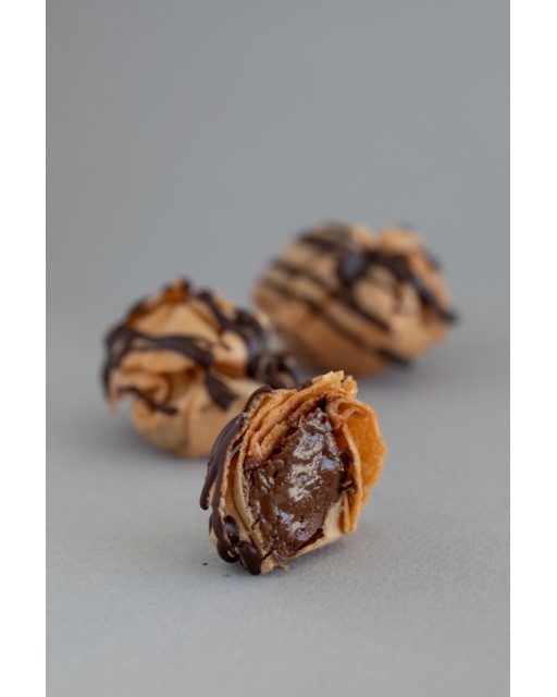Arrugats de xocolata i praliné