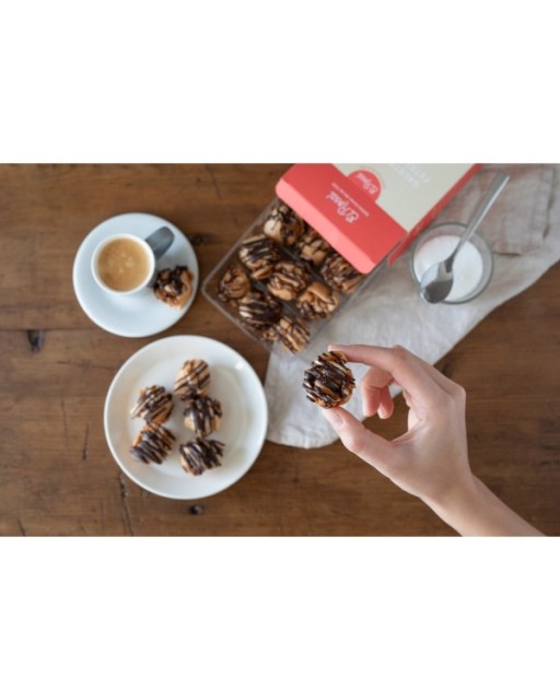 Arrugats de xocolata i praliné