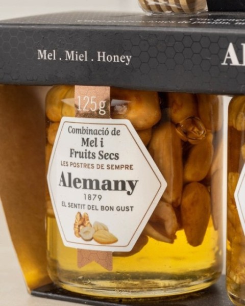 Mel amb fruita seca