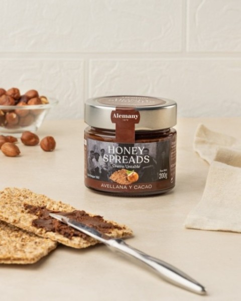 Crema de cacao con miel