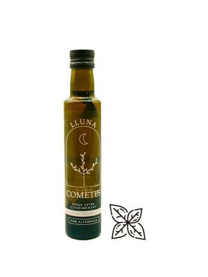 Condimentado con albahaca. Aceite de Oliva virgen extra